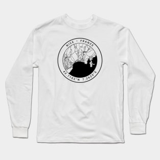 Nice Map Long Sleeve T-Shirt